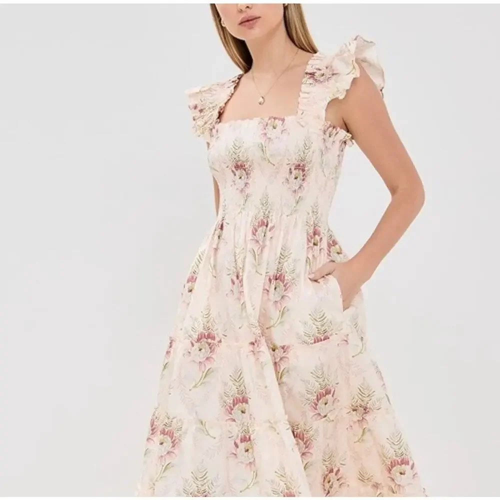 HILL HOUSE HOME Ellie Nap Dress in Paradise Floral L